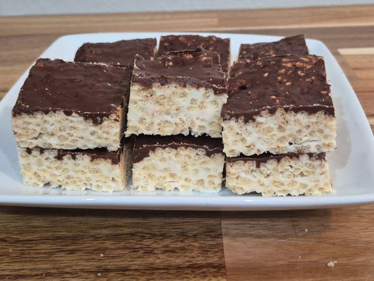 Vegan Whole Grain Rice Krispy Treats Marshmallow Bars