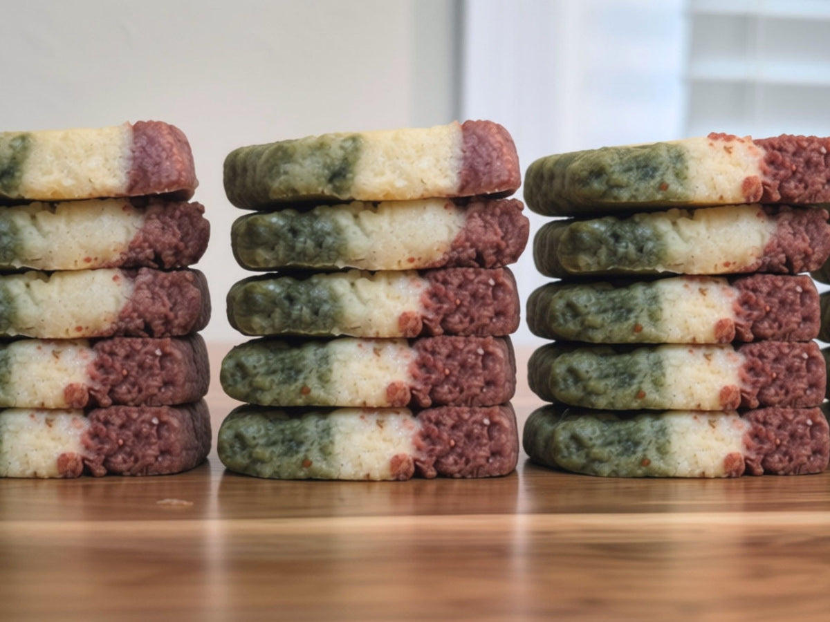 Matcha Strawberry Shortbread Cookies – Japanese Inspired Tea Time Treat
