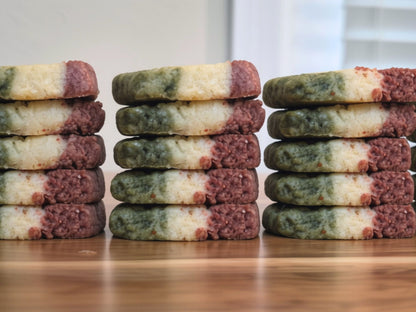 Matcha Strawberry Shortbread Cookies – Japanese Inspired Tea Time Treat