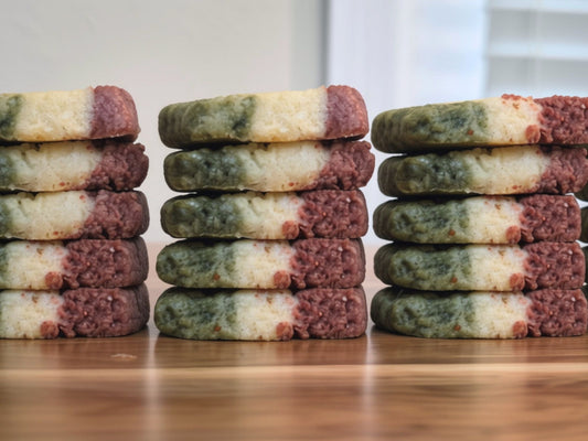 Matcha Strawberry Shortbread Cookies – Japanese Inspired Tea Time Treat