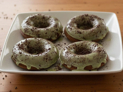 Chewy Matcha Chocolate Mochi Doughnuts – Gluten Free Asian Treat