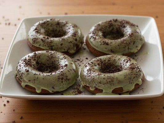 Chewy Matcha Chocolate Mochi Doughnuts – Gluten Free Asian Treat