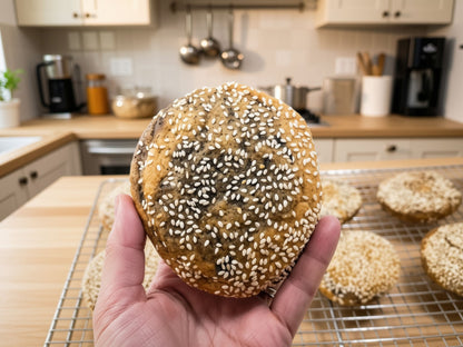 Artisan Orange Black Sesame Cookies | Gourmet Citrus Nutty Dessert