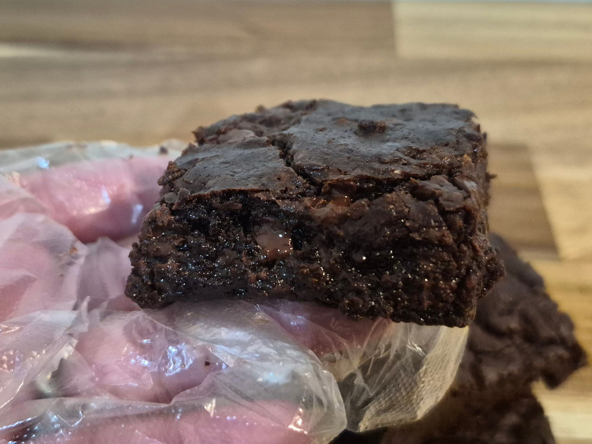 Fudgy Vegan Brownies, Gourmet Dairy Free Chocolate Brownie Gift