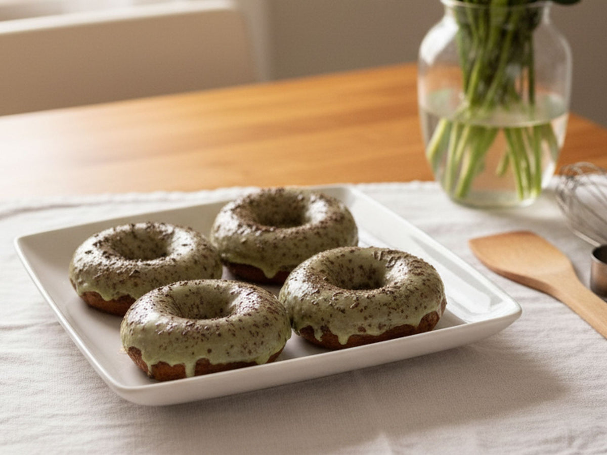 Chewy Matcha Chocolate Mochi Doughnuts – Gluten Free Asian Treat