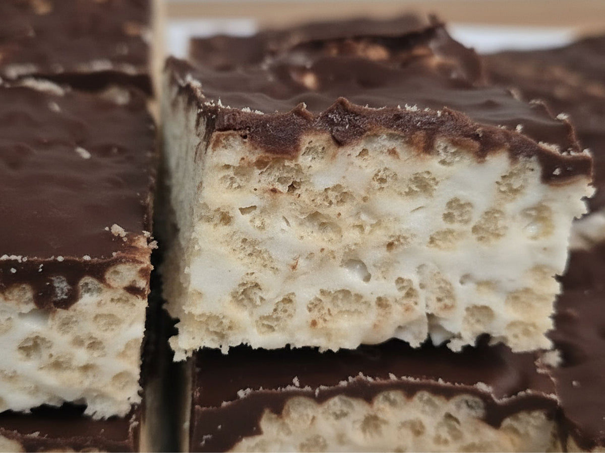 Vegan Whole Grain Rice Krispy Treats Marshmallow Bars