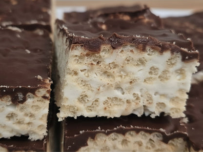 Vegan Whole Grain Rice Krispy Treats Marshmallow Bars