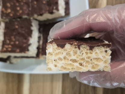 Vegan Whole Grain Rice Krispy Treats Marshmallow Bars