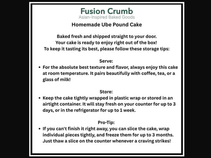 Filipino Ube Purple Yam Loaf | Moist Butter Pound Cake