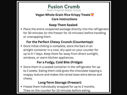 Vegan Whole Grain Rice Krispy Treats Marshmallow Bars